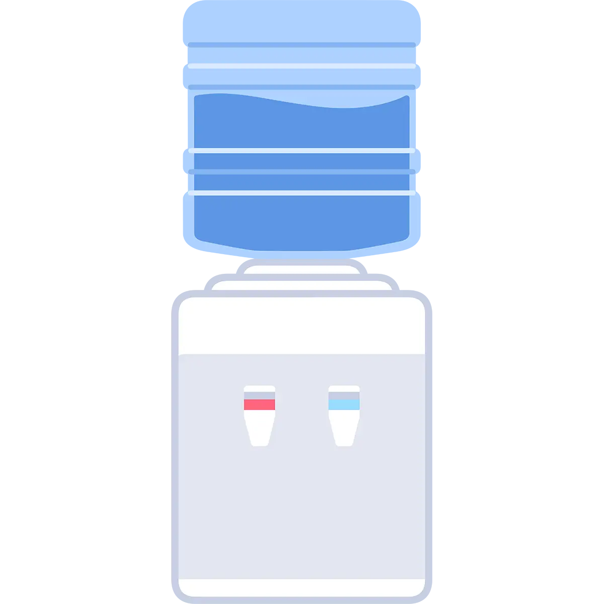 ウォーターサーバーのボタン